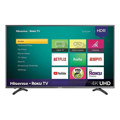 Hisense 43 4k Ultra Hd Roku Smart Led Tv Hdr 43r7e (Reacondicionado) | Meses sin interés
