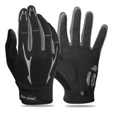 Guantes De Bicicleta De Montaña Con Dedos Completos, Pantall