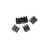 5uni. Dissipador De Calor Adesivo 10x10x10mm Vrm/mosfet/pi