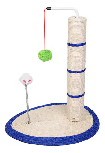 Juguete Torre Rascador Cañamo Resistente Gimnasio Para Gatos
