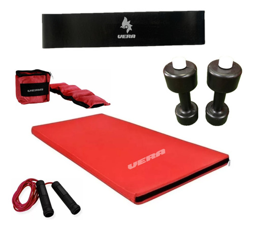 Gimnasio En Casa. Kit Entrenamiento Pink. -vera-