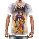 Camiseta Camisa Kobe Bryant Homenagem Basket Black Mamba 5