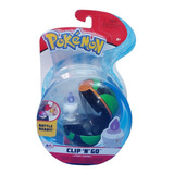 Figura Litwick + Pokebola Pokemon Wicked Cool Toys
