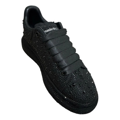 Tenis Alexander Mcqueen Black Cristales Negro Pedreria 28.5 Mx