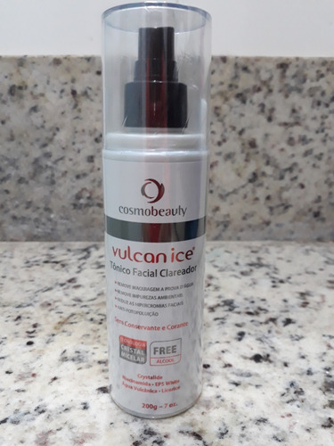 Vulcan Ice Tônico Clareador Cosmobeauty 200g Envio Imediato