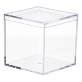 Caja De Cubo Transparente Para Almacenamiento De Cuentas Y J