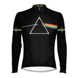 Jersey Manga Larga Pink Floyd Bici Ruta Mtb Ciclismo Gravel