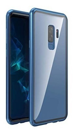 Funda Magnética De Metal Huawei P20 Lite + Vidrio Frontal 5d