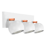 Aplique Pared Bocha Moderno 3 Luces Led Baño Pasillo Living