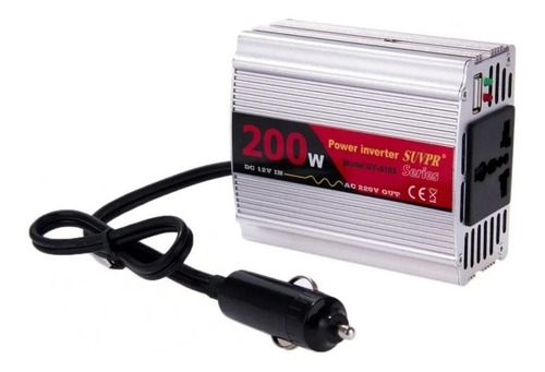 Inversor De Corriente 200w Para Auto 12v A 220v Conversor