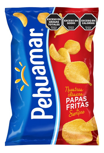 Papas Fritas Lisas Pehuamar 75 Gr Picadas Cumpleaños