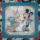 Vintage Disney Mickey Mouse Minnie Mouse Pañuelo 