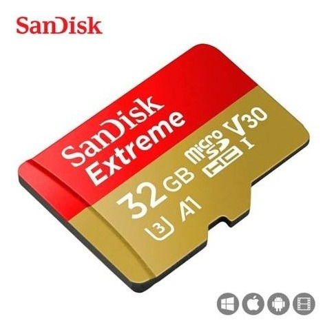 Tarjeta De Memoria Sandisk  Extreme Con Adaptador Sd 32gb