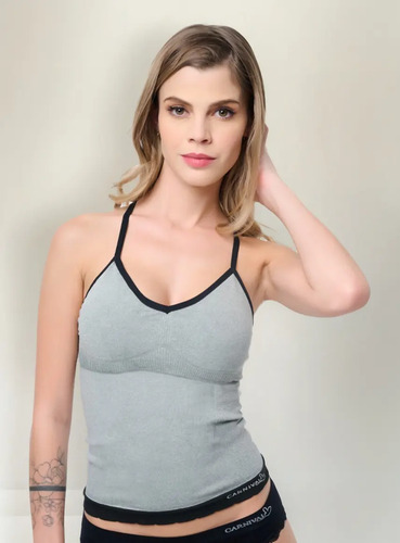 Camiseta Seamless Con Tirantes Ajustables 5365 Carnival
