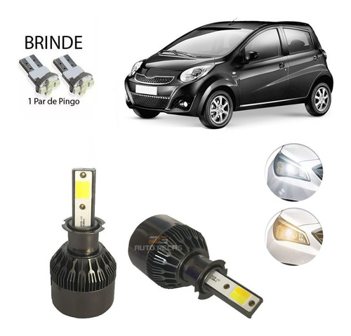 Xenon De Led 6000k/3000k Farol De Milha Branca Jac J2