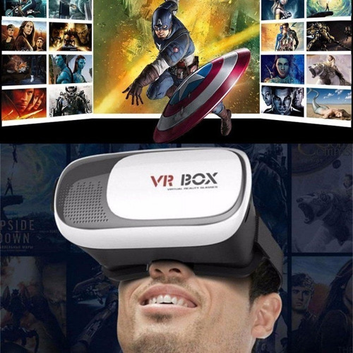 Oculos Vr Box 3d Celular Realidade| Vrbox | Com Controle