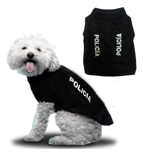 Playera Camiseta Para Perro Policía, Gato Razas Pequeñas