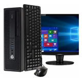 Pc Cpu Completa Hp  Core I3  8 Gb Ddr3  500 Gb Monitor 17