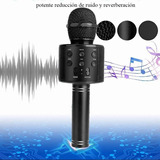 Microfono Inalambrico Karaoke Bocina Bluetooth Mp3 Celular
