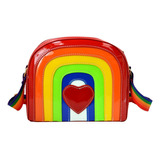 Bolso De Hombro De Arcoíris Para Niñas De Goclothod, Bolsos 