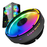 Ventilador Pc Disipador Rgb Para Gamer Intel Amd Cpu 120mm