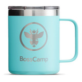 Bosscamp Taza Termica Tapa Magnetic Slider 350 Ml Termo Mug Color Cian