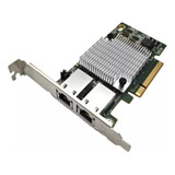 Kit 5 X Placa Rede Dual Intel X540-t2 10gb Pcie-x8  Pcie-x16