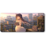 Mousepad Xxl 80x30cm Cod.436 Chica Anime Ninomae Ina Nis Hol