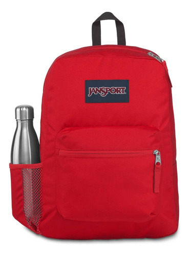 Mochila Jansport Cross Town Bolsillo Botella Original 26 Lts