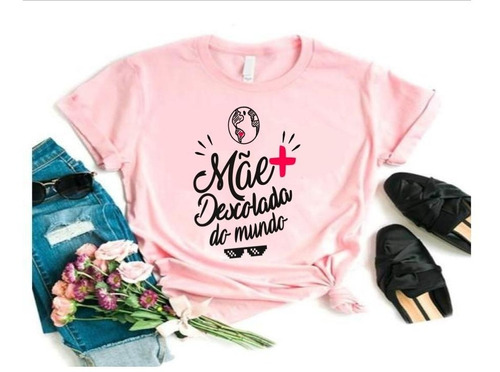 Camiseta Feliz Dia Das Mães Frases Divertidas Blusa Barata 