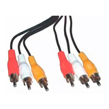 Cable Rca Macho A Rca Macho Con 3 Conectores