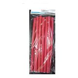 Ruleros Flexibles Rojos Para Formar Rulos Eurostil  X 12 U