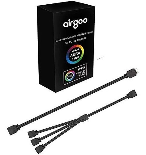 Airgoo 4 Pines Rgb Spliter, Párrafo Asus Aura Rgb, Msi Luz M