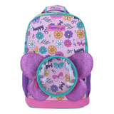 Mochila Grande Rosa Chenson Happy Girl Primaria Panky Para N