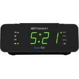 Emerson Smartset - Radio Despertador Con Radio Am/fm, Atenu.