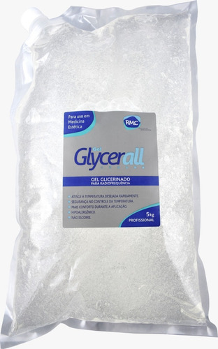 Gel Glycerall Rf Glicerinado Radiofrequência Rmc 5kg Bag