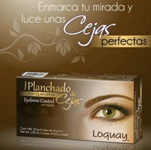 Cejas Perfectas Planchado Keratina Loquay Queratina .f