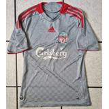 Jersey Liverpool Premier League adidas 2008 Visita S