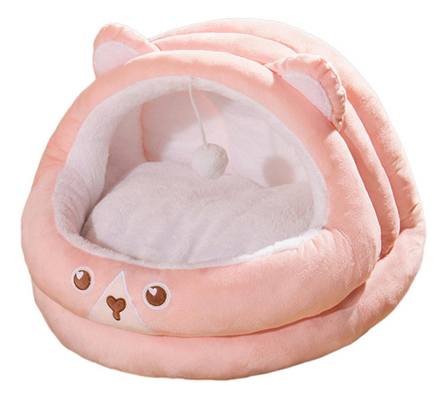 Nihay Cama For Gatos Acogedora Otoño Invierno Semi Cerrado