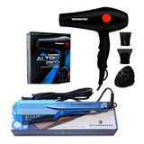 Kit Secador Altro 2800 Teknikpro + Plancha Stylemakers