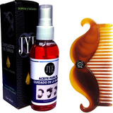 Kit Cuidado De Barba Y Bigote Con Peine Forma Bigote Jye 01