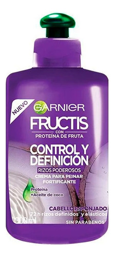 Crema Para Peinar Fructis Rizos Poderosos 300gl