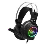 Headset Gamer Kwg Taurus P1 Rgb Drivers De 50mm Usb Preto