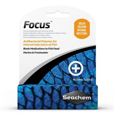 Focus 5g Medicamento Desparasitar Peces Infecciones Acuario