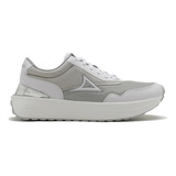 Tenis Mujer Pirma Running 5523 Gris Blanco