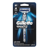 Maquina De Afeitar Recargable Mach3 Turbo Gillette