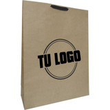 Bolsas De Papel Personalizadas Con Tu Logo 30x30 Cm $36 C/u