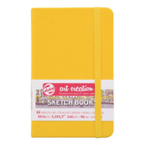 Libreta Art Creation Amarillo Dorado 9x14cm 140gr 80hjas