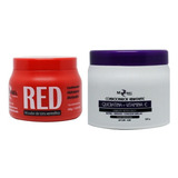 Mairibel Matizador Red 500g + Hidratação Queratina 500g