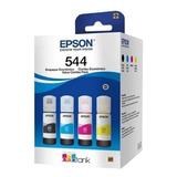 Kit Garrafas De Tinta Epson 544 Original L1110/l3110/l3150